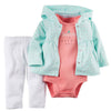 Summer 3pcs Romper Clothing Set