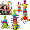 Infantino Twist Caterpillars Hanging Baby Rattle Toy