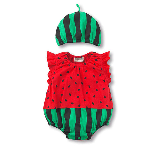 Watermelong Summer Baby Jumpsuit